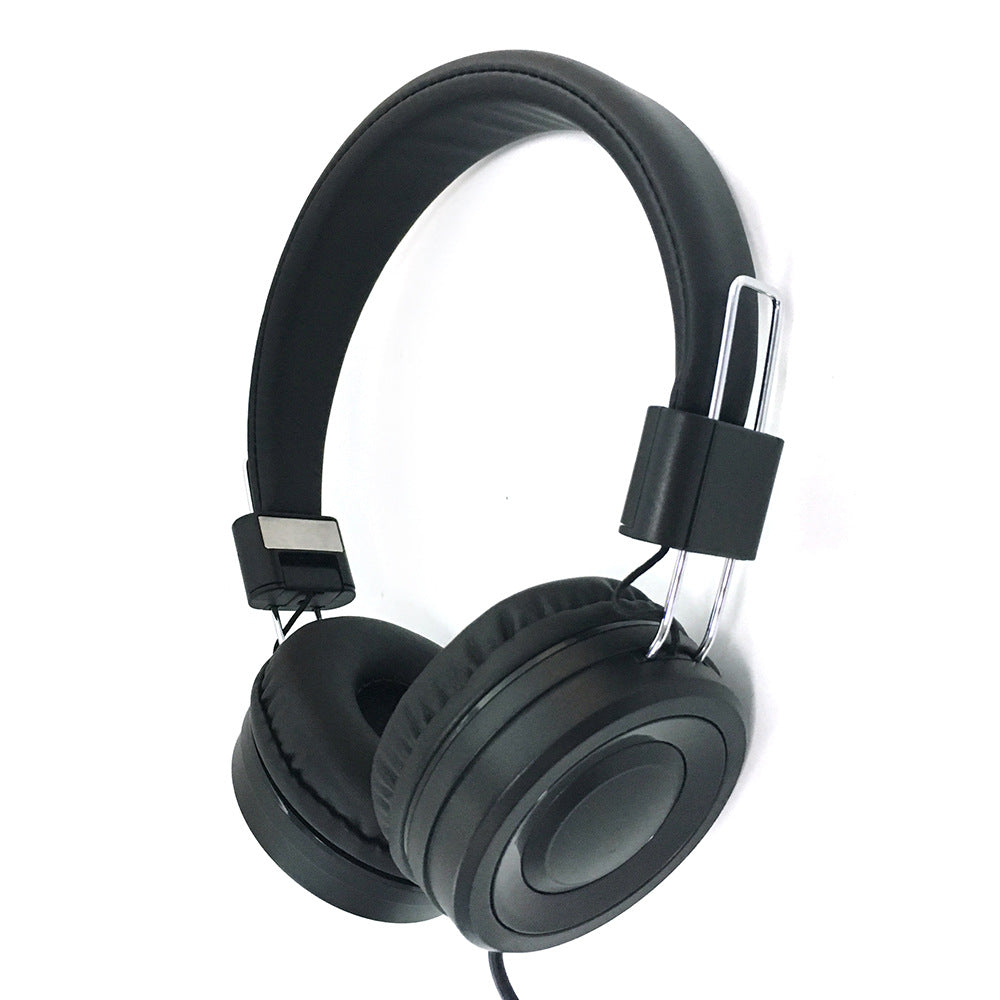 REMAX RM-100H Retractable PU Wired Control Headset Earphone Headphone With Mic