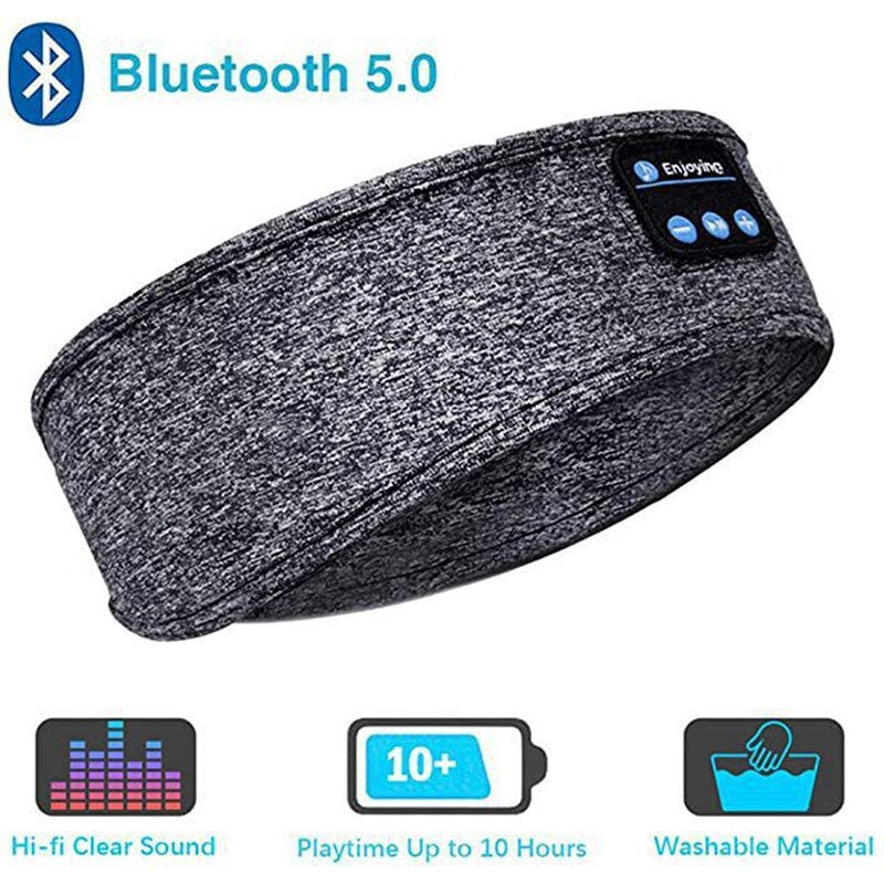Bluetooth Sports Sleeping Headband with Earphones